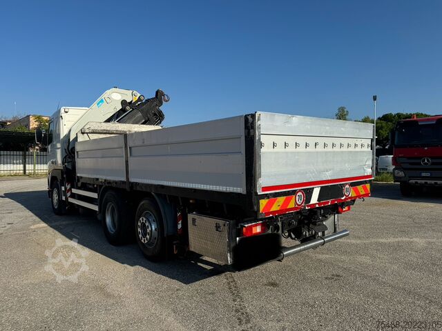 Kamyon üzerine monte vinç Volvo FH 12- 420 CASSONE+GRU PM 37 BIANCO 6X2