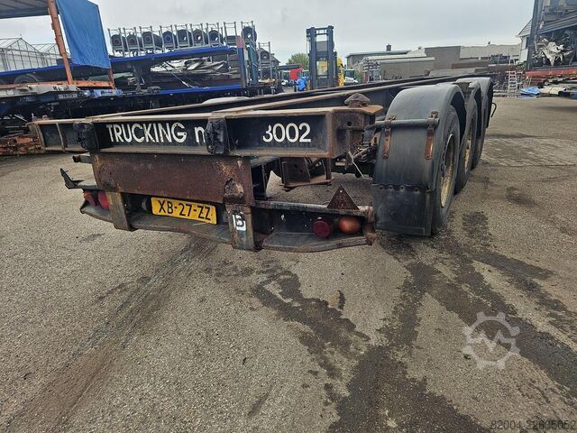 Transport av containrar VAN HOOL 40 FOOT  CONTAINER CHASSIS / 20 FOOT/ STEEL SUS...