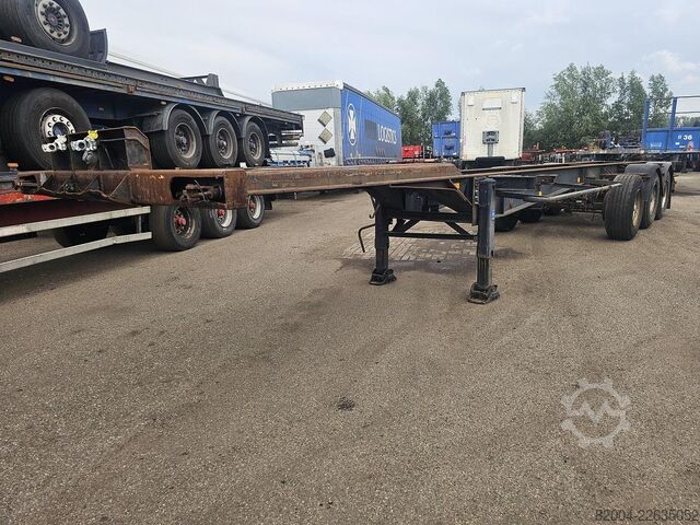 Transport av containrar VAN HOOL 40 FOOT  CONTAINER CHASSIS / 20 FOOT/ STEEL SUS...