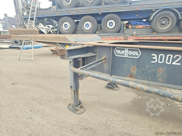 Containervervoer VAN HOOL 40 FOOT  CONTAINER CHASSIS / 20 FOOT/ STEEL SUS...