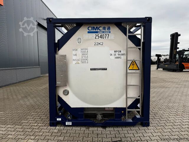 Tankcontainer CIMC 20FT ISO, 25.090L / 1-COMP / 3 BAFFELS / T12 / ...