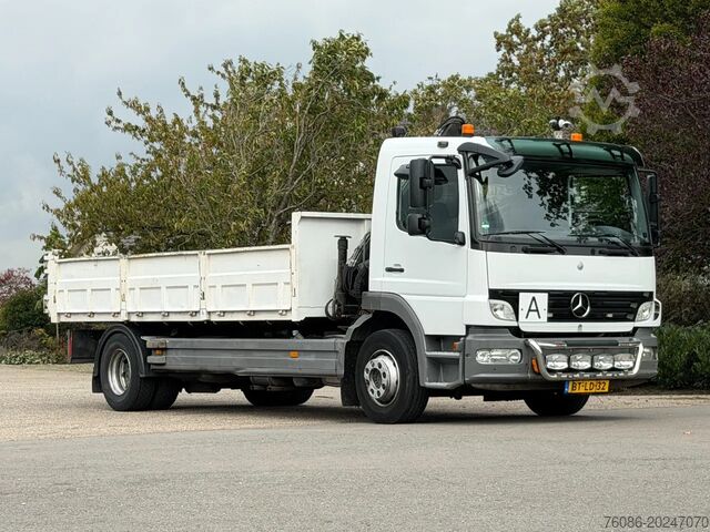 Tippbil med kran Mercedes-Benz Atego 1218 KRAAN/KIPPER!!MANUELL!!