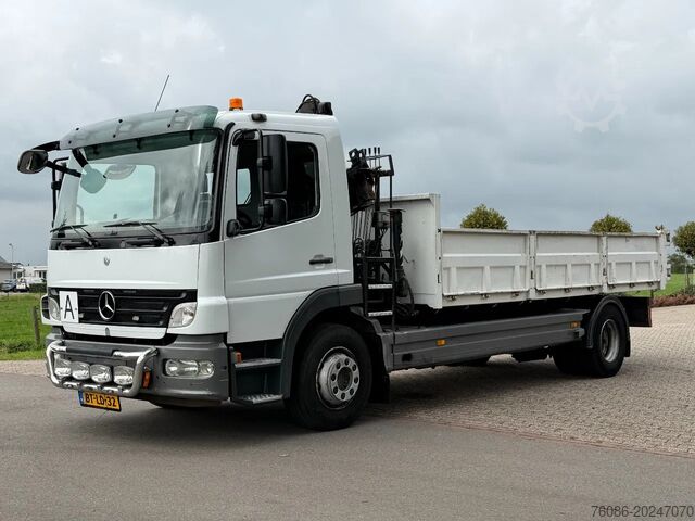 Tippbil med kran Mercedes-Benz Atego 1218 KRAAN/KIPPER!!MANUELL!!