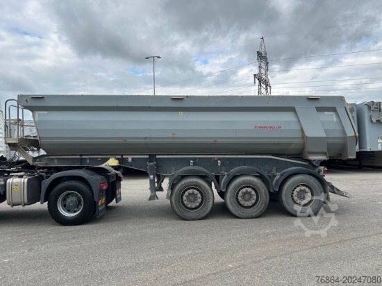 Damperli yarı römork SCHWARZMüLLER KIPPMULDE 25M³, SAF, ROLLPLANE, PODEST, HYVA
