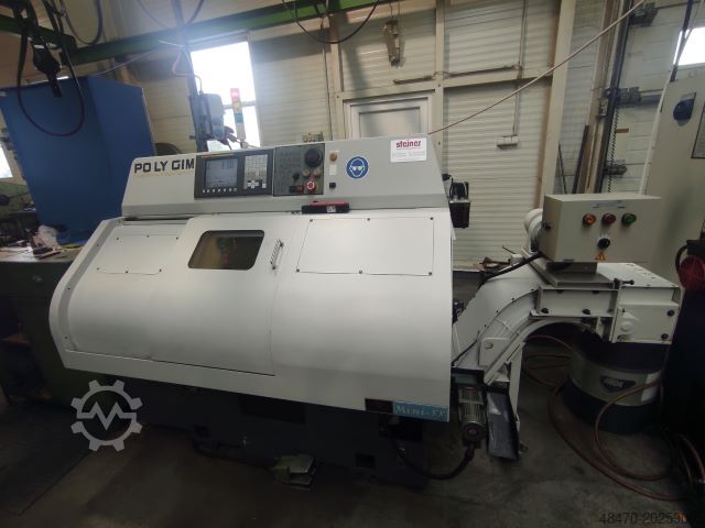 CNC-draaibank met subspil POLYGIM Mini88-25