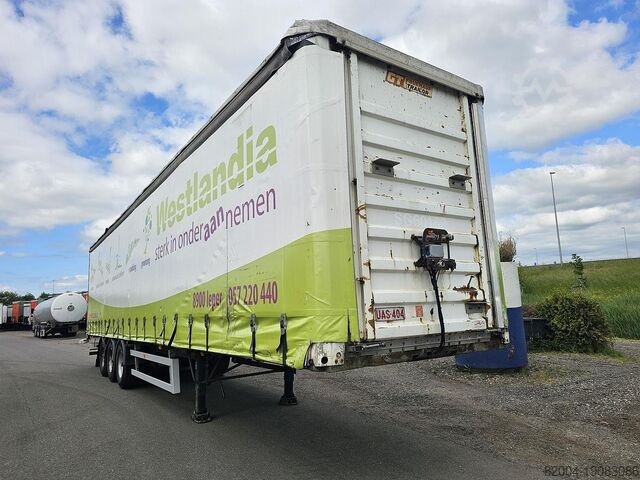 2002 FREUHAUF 3 ASSIGE SCHUIFZEILWAGEN | BPW ASSEN FREUHAUF 3 AXLE CURTAINSIDER | BPW AXLES