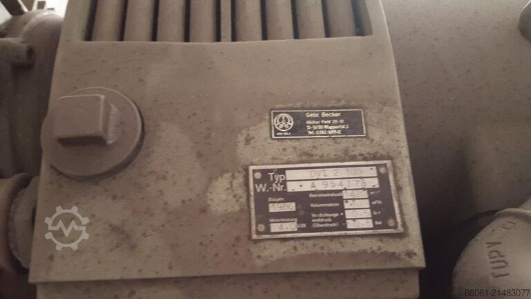 Vakuumpumpe Gebr. Becker DVT 2.100