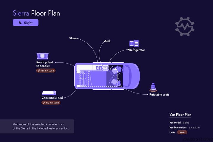 Caravan/camper Ford Panama P10 Campervan | 2022 | Euro 6 | Venditore professionista
