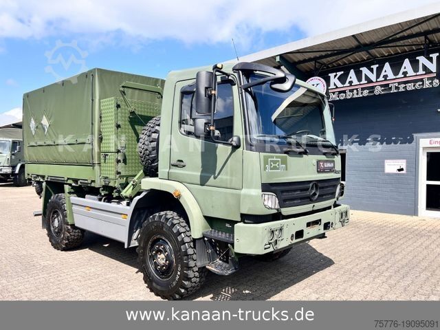 Wissellaadbak vrachtwagen MERCEDES-BENZ 1018 Atego 4x4 Allrad Miltär Camper Expedition