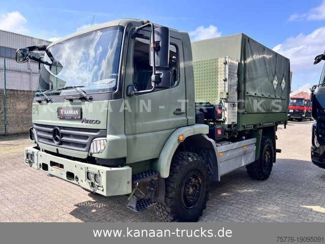 Wissellaadbak vrachtwagen MERCEDES-BENZ 1018 Atego 4x4 Allrad Miltär Camper Expedition