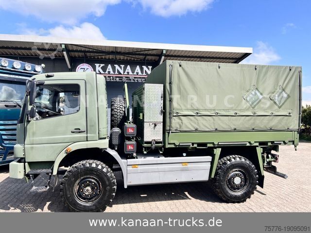 Wissellaadbak vrachtwagen MERCEDES-BENZ 1018 Atego 4x4 Allrad Miltär Camper Expedition