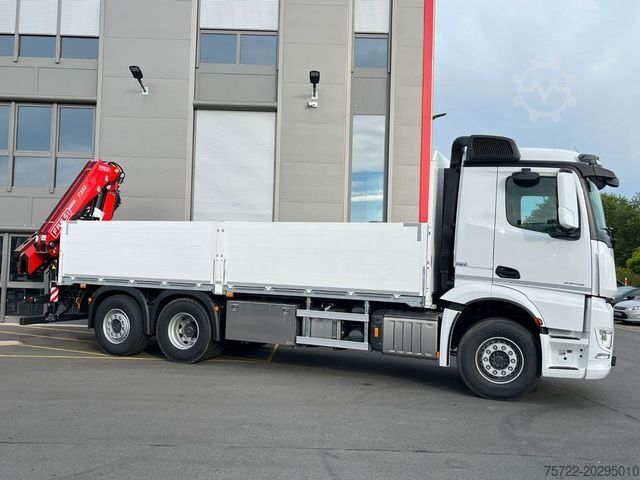 Valník MERCEDES-BENZ ACTROS 5S M-FHS 6x2 PALFINGER/FASSI AUF LAGER!
