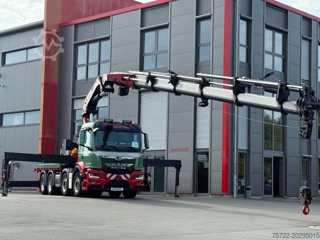 Teherautóra szerelt daru MAN TGS 41.510 8x4 mit Palfinger 58002 TEC7