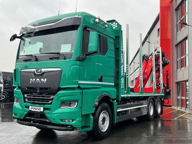 Houttransportwagen MAN TGX 33 520 6x4 BL PLATTFORM Epsilon Q150Z96