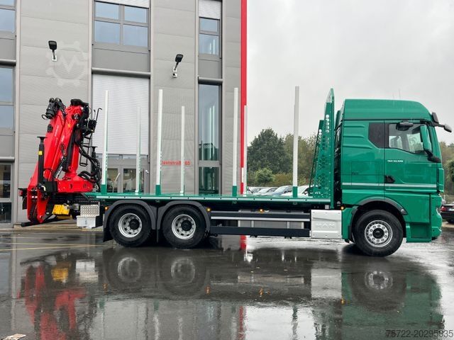 Houttransportwagen MAN TGX 33 520 6x4 BL PLATTFORM Epsilon Q150Z96