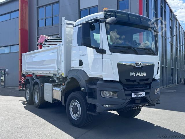 Ostatní MAN TGS 28.440 6x4-4 2-Seitenkipper mit Fassi F235