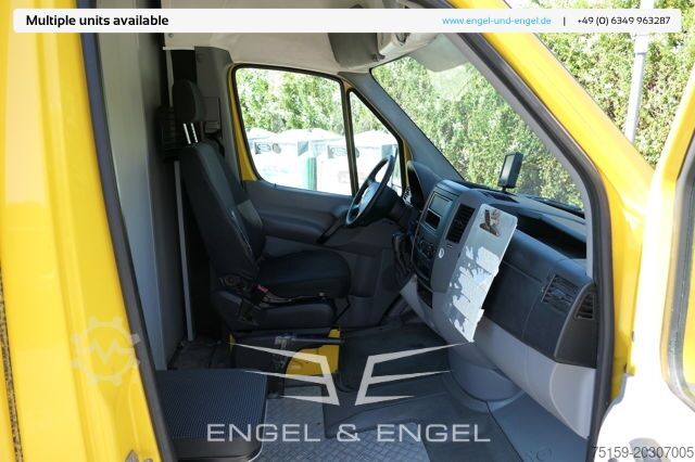 Vrachtwagen met bakwagen mercedes-benz SPRINTER 310 CDI MAXI EURO-5 KOFFER REGALE KAMERA DURCHGANG