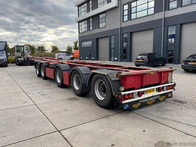Transporte de contentores Broshuis 2 Connect 5 AKCC / 5 Axles / 3x Steering / 3x L...