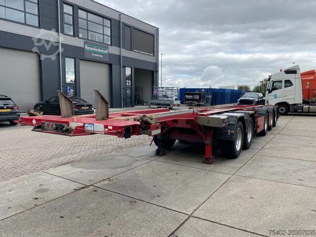 Transporte de contentores Broshuis 2 Connect 5 AKCC / 5 Axles / 3x Steering / 3x L...