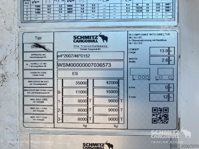 Koeloplegger Schmitz Cargobull Semiremolque Frigo Standard Dos pisos