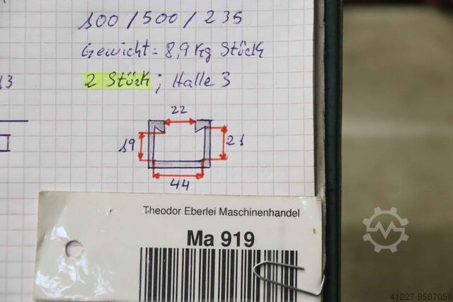 Sıkıştırma açısı Stahl 235/100/H500 mm