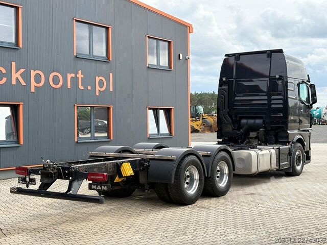 Vrachtwagenchassis MAN TGX TGX 26.580 6x4 LL Euro 6 Fahrgestell