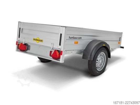 Nyitott pótkocsi HUMBAUR Einachsanhänger HA 752111KV