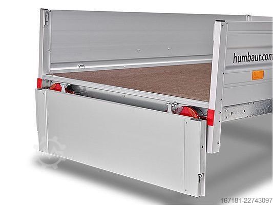 Nyitott pótkocsi HUMBAUR Einachsanhänger HA 752111KV