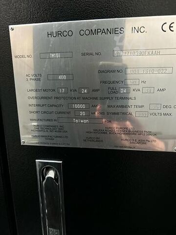 2020 Hurco TM10i Hurco TM10i