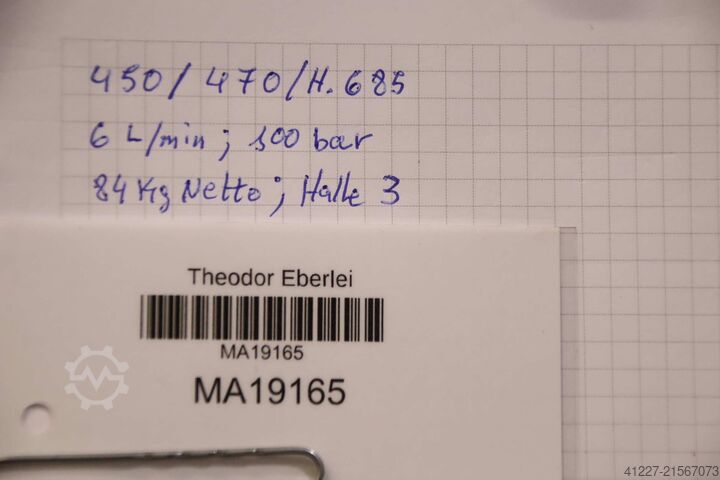 Agregat hidraulic 3 kW 100 bar unbekannt 6 l/min