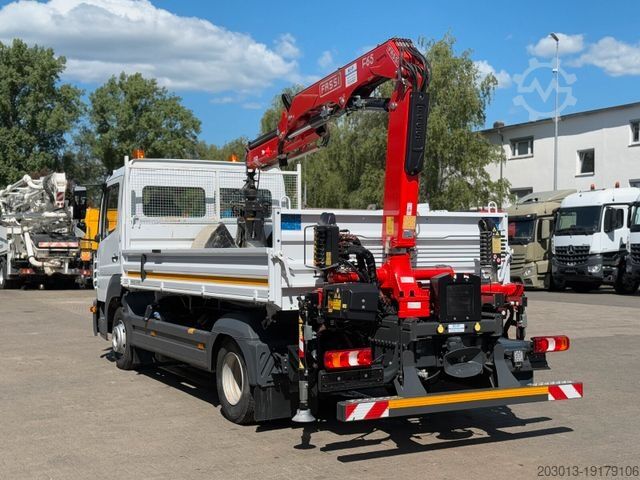 Kiepwagen bestelauto MERCEDES-BENZ ATEGO 818 4x2 Euro 6 Kipper Kran FASSI F65B.0.22