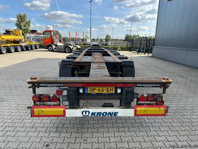 Containervervoer Krone 40FT HIGH CUBE/ BPW +trommelremmen / 75% banden...