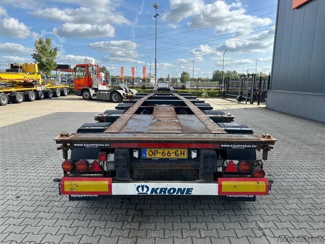 Containervervoer Krone 40FT HIGH CUBE/ BPW +trommelremmen / 75% banden...