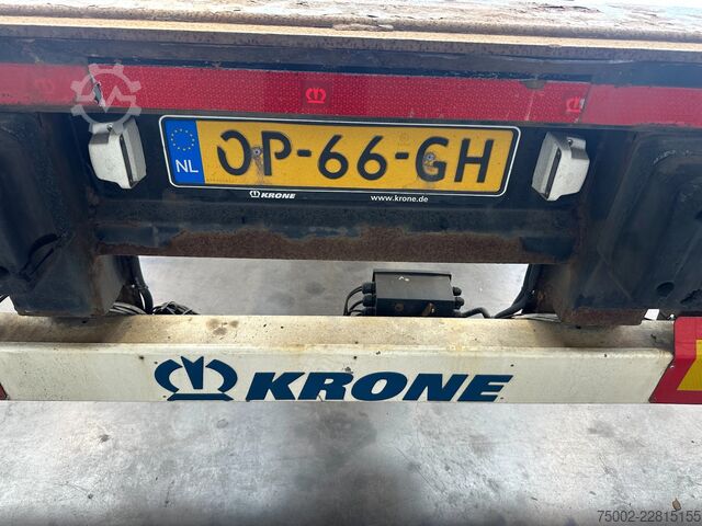 Containervervoer Krone 40FT HIGH CUBE/ BPW +trommelremmen / 75% banden...