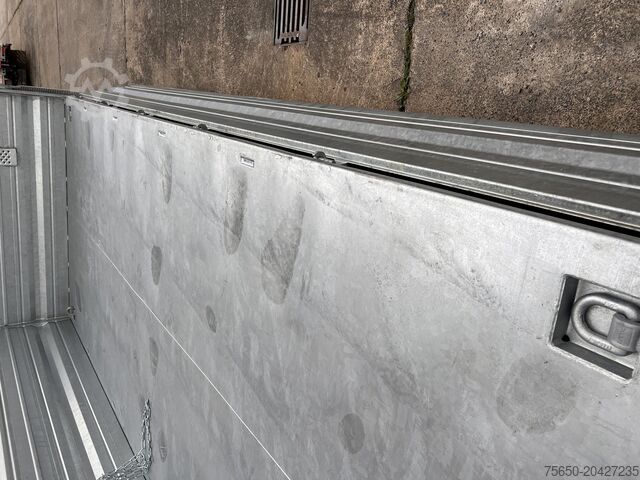 Tipper trailer Möslein TTD 19 AB 19 t Tandem Kipper Tieflader2 x Aufsatzbordwänden-- Neufahrzeug --