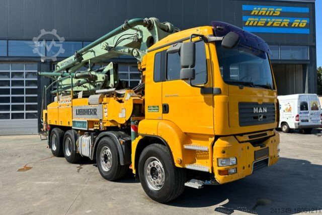 Betonpompwagen MAN TGA 41.440 8x4 Hallenpumpe 31M-5