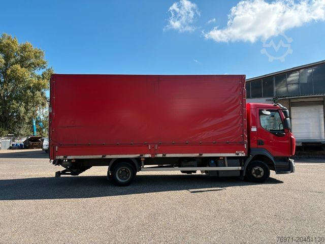 Vrachtwagen met bakwagen RENAULT RENAULT D210 Planefahrzeug