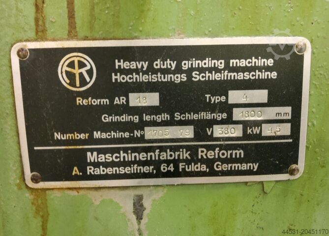 Messenslijpmachine Reform AR 18 Modell 4