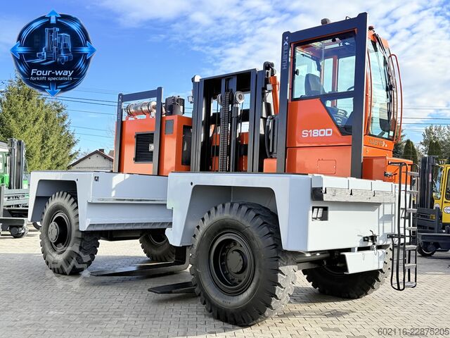 Side loader forklift Hubtex S180D DIESEL DUPLEX 3500 POSITIONER