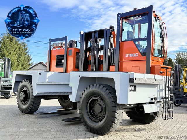 Sidelæsser gaffeltruck Hubtex S180D DIESEL DUPLEX 3500 POSITIONER