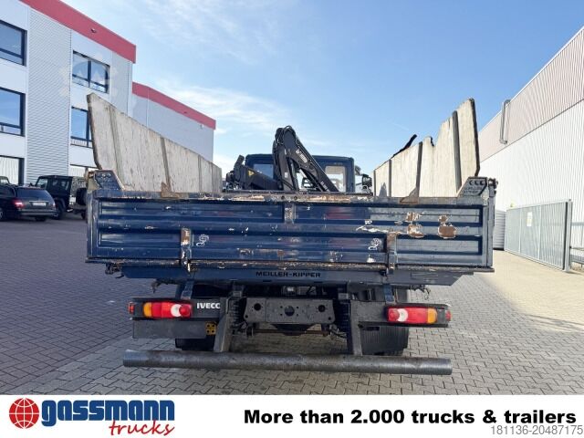 Damperli panelvan Iveco EuroCargo ML80E19 4x2 mit Kran Hiab XS055B-2