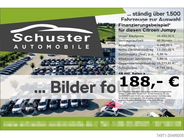 Duba panelată Citroen Jumpy Kasten Club 1.5D*Temp PDC MirrorLink Klima