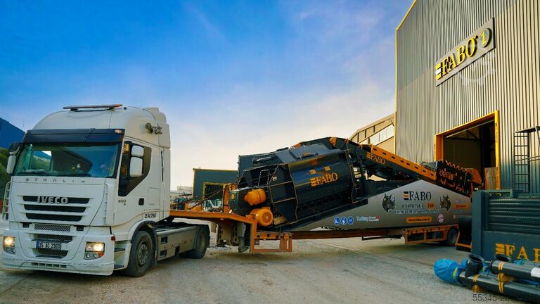 Stationäre Betonmischanlage FABO Stationary Concrete Batching Plant 180 m3/h Stationary Concrete Batching Pl