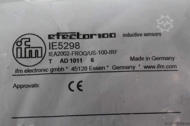 Induktív érzékelő IFM IEA2002-FROG/US-100-IRF