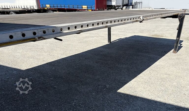 Intercambiable con plataforma abiertaCambiador de plataforma con plataforma Krone Plattform 7,82m Multilockaußenrahmen