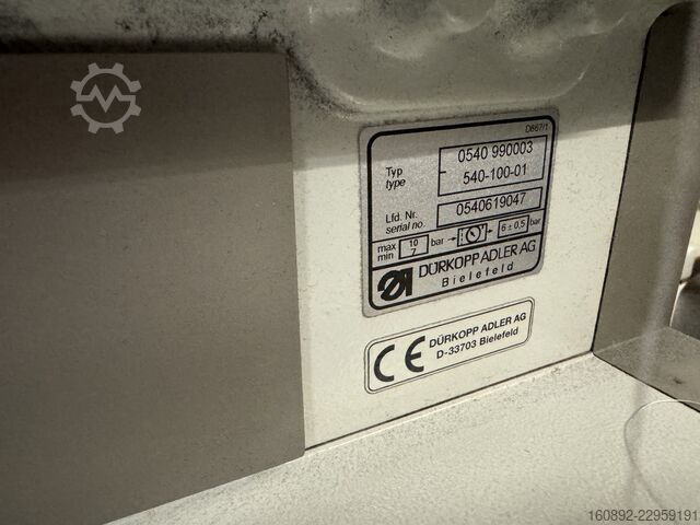 Symaskin Dürkopp adler 540-100 Wäscheknopfloch