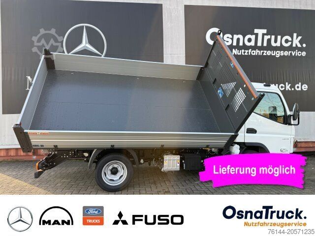 Transporter mit Kipper MITSUBISHI 3C15 AMT 3-Seitenkipper Klima, AHK 3,5t,Diff.-Sp