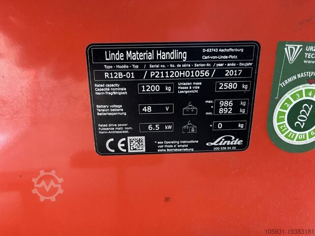 Reachtruck Linde R12B
