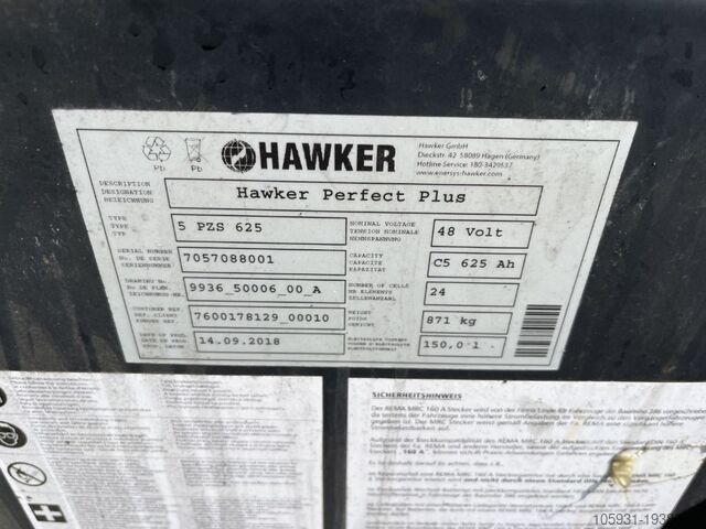 Elektrische vorkheftruck 3 wielen Linde E16-02