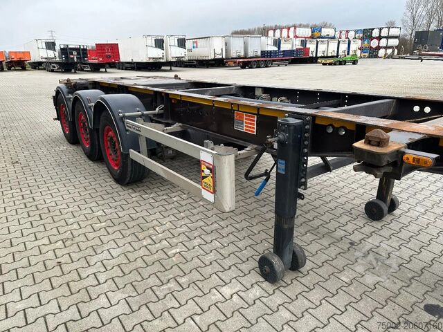 Transport de conteneurs Burg 20FT ADR (EX/II, EX/III, FL, AT) Chassis, Leerg...